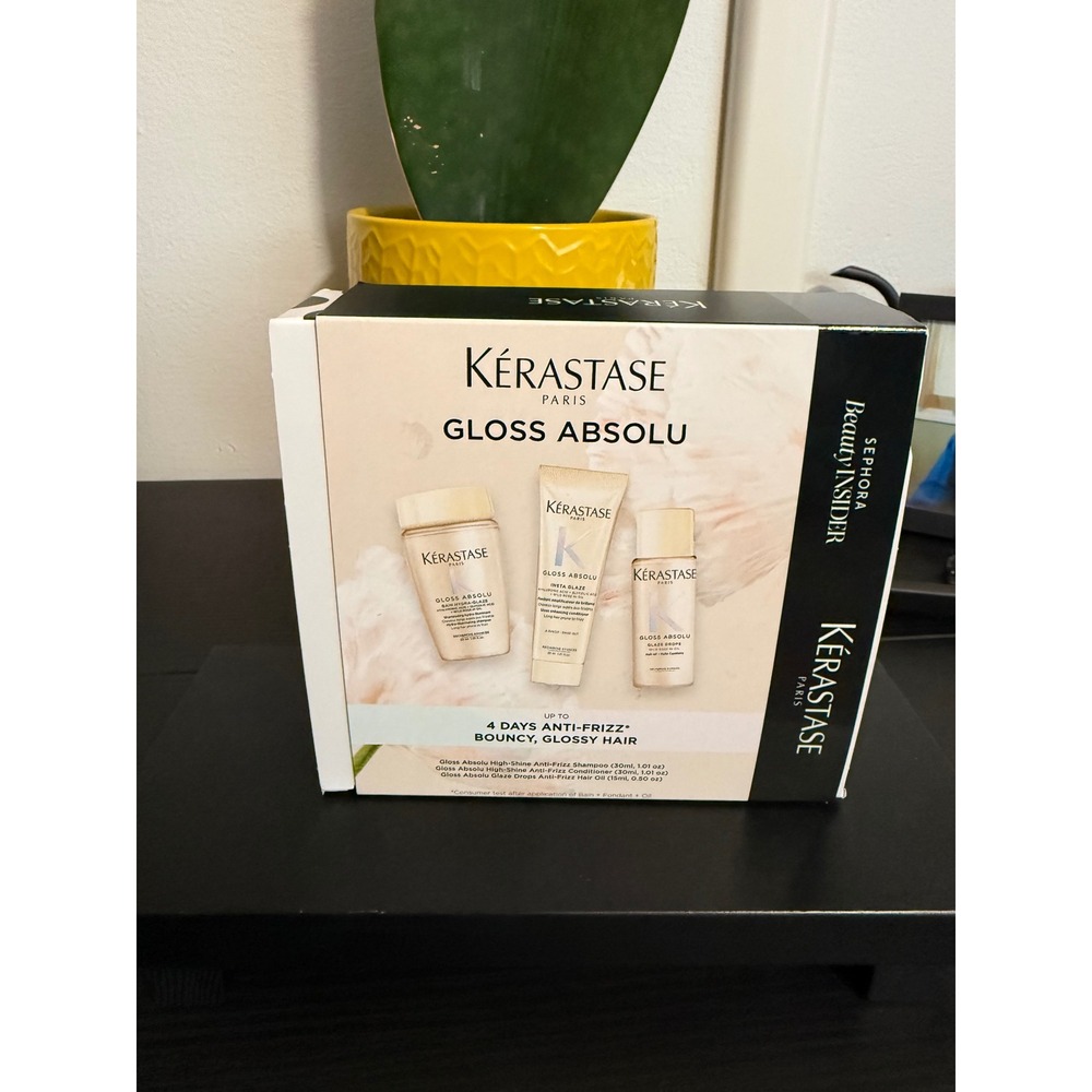 Kerastase Gloss Absolu Sephora Beauty Insider Set Shampoo Conditioner Hair Oil